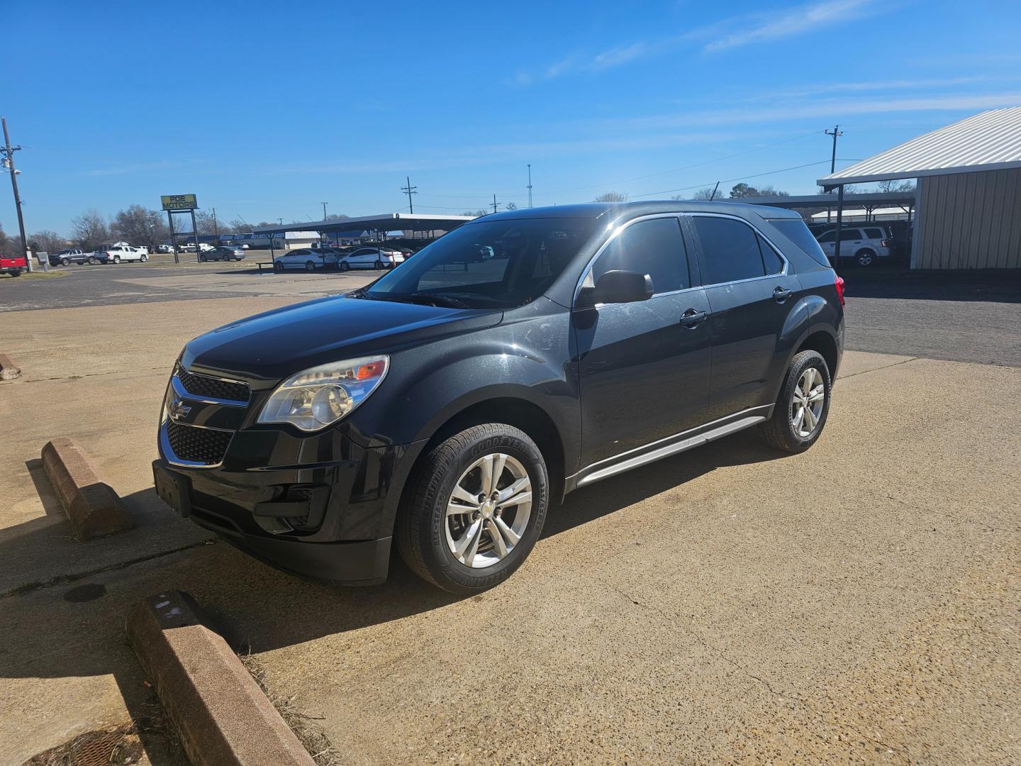 2014 BLACK Chevrolet Equinox LS 2WD (2GNALAEK3E6) with an 2.4L L4 DOHC 16V FFV engine, 6-Speed Automatic transmission, located at 533 S Seven Points BLVD, Seven Points, TX, 75143, (430) 255-4030, 32.313999, -96.209351 - Photo#0